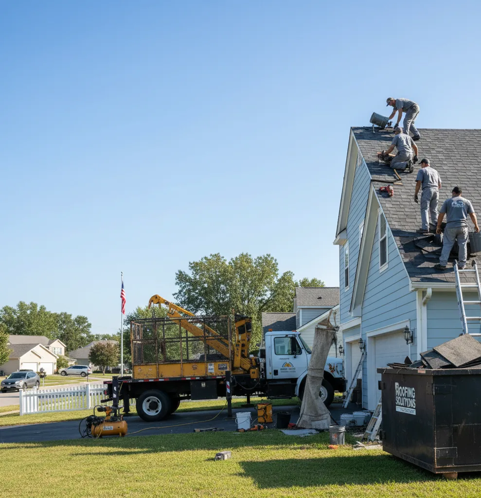Roof Repair in Many